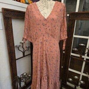Luxology Maxi Prairie Dress, Sz XL